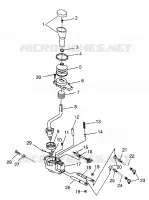 SELECTOR DEL TREN Sportsman 400L W97AC38C (4939673967C013)