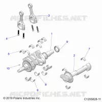 ENGINE, CIGUEÑAL AND BEARINGS