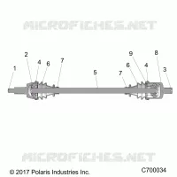 TREN, HALF SHAFT, FRONT