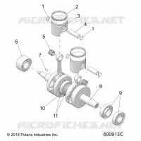 ENGINE, PISTON AND CIGUEÑAL