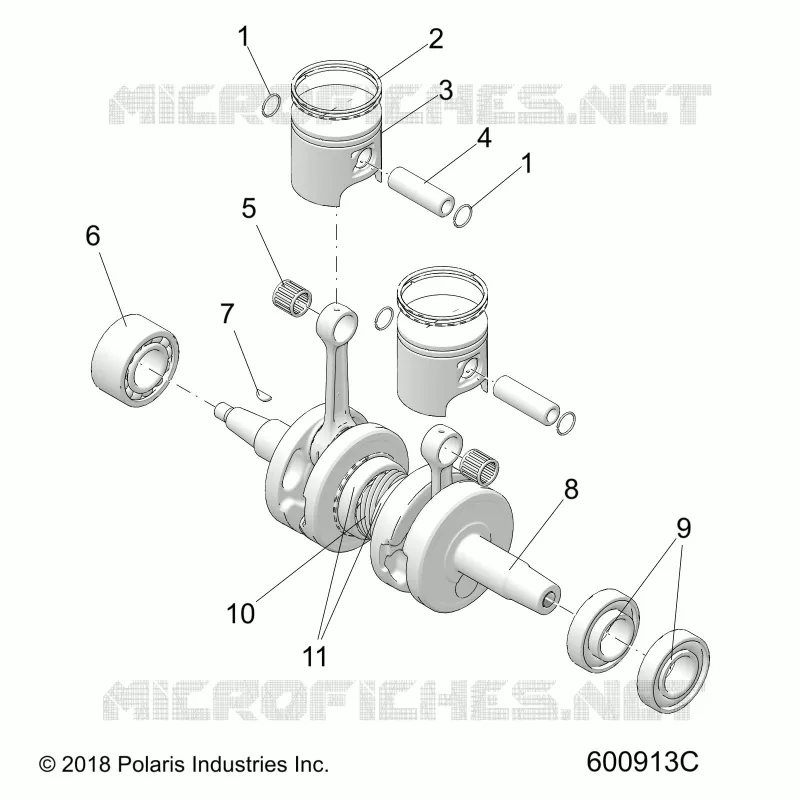 ENGINE, PISTON AND CIGUEÑAL