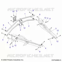 SUSPENSION TRASERA TRAILING ARMS MOUNTING