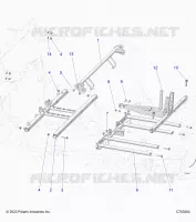 CHASSIS, SEAT AND CENTER MONTAJE DE LA CONSOLA