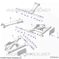 SUSPENSION TRASERA CONTROL ARMS