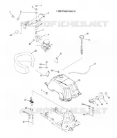 GASOLINA TANK AND CARBURADOR MOUNTING