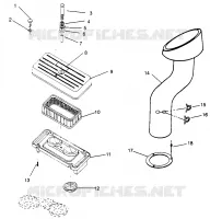 SALIDA DE AIRE SL 700 B964066 and  Intl. SL 700 I964066 (4935633563B007)