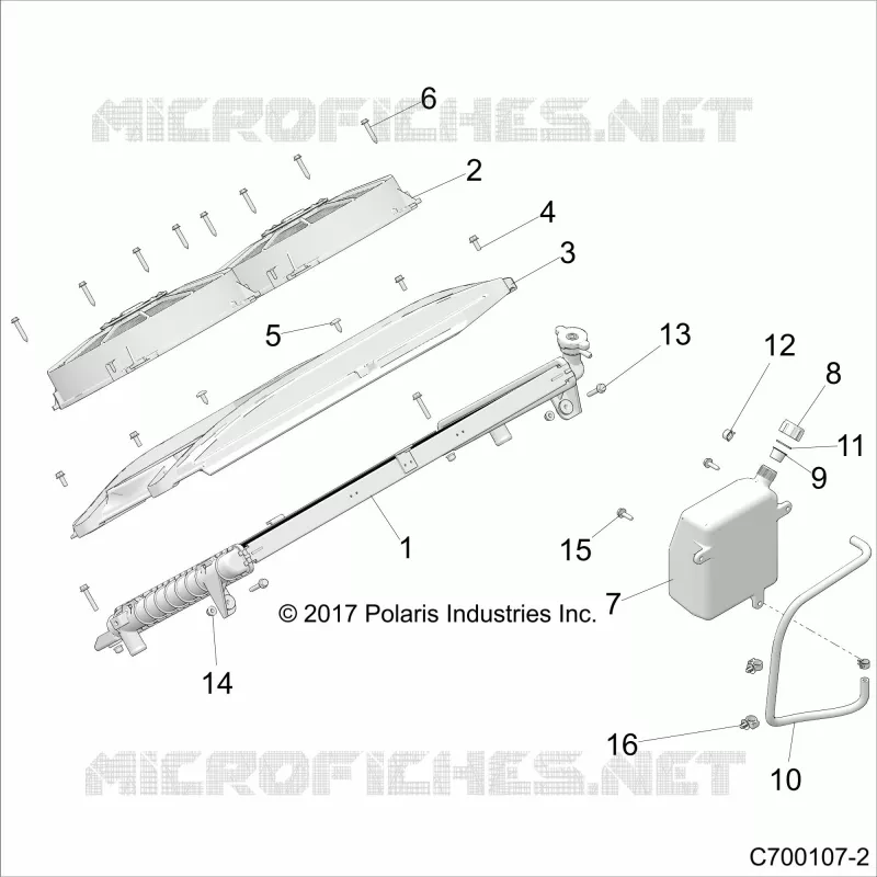 ENFRIAMIENTO RADIATOR MOUNTING