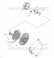 ARRANQUE DE RETROCESO ASSEMBLY RXL / 0930768 and RXL SKS / 0930568 (4922992299037A)