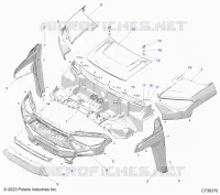 CAPUCHA AND FRONT FENDERS