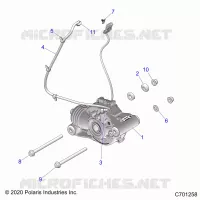 TREN, FRONT GEARCASE MOUNTING