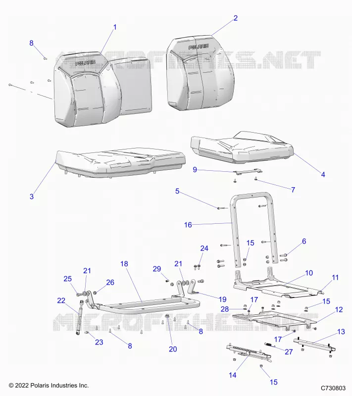 ASIENTO ASM. AND SLIDER