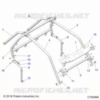 CHASSIS, CAB BASTIDOR -Z23NAE99A/99B (C700998)