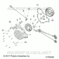 ENGINE, STATOR AND VOLANTE