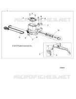 FRENO FRONTAL BRAKE LEVER AND MASTER CYLINDER