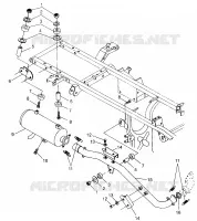 SISTEMA DE ESCAPE  SPORTSMAN 500 W97CH50A (4939993999A014)