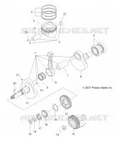 MOTOR, CIGUEÑAL AND PISTÓN