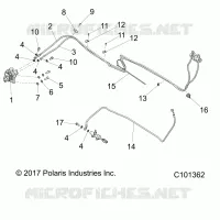 BRAKES, FRENO TRASERO LINES