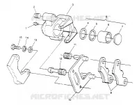 MONTAJE DE FRENO DELANTERA 6x6 400L W948740 (4926802680B007)