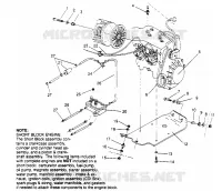 MONTAJE DEL MOTOR  TRAIL 0952761, TRAIL DELUXE 0952262,   and EUROPEAN TRAIL (4928862886C009)