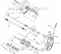 TREN ASSEMBLY TRAIL/0930761 AND  TRAIL DELUXE/0930243 (4923222322019A)