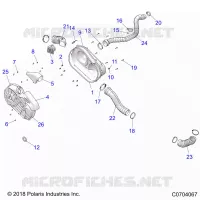 TREN, CLUTCH COVER AND DUCTING