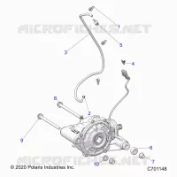 TREN, FRONT GEARCASE MOUNTING