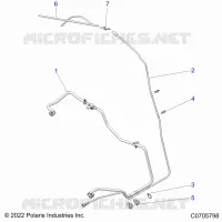 SISTEMA DE COMBUSTIBLES, FUEL LINES, STD.