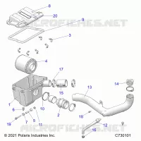 ENGINE, TOMA DE AIRE SYSTEM