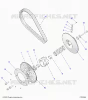 TREN, SECONDARY CLUTCH/BELT