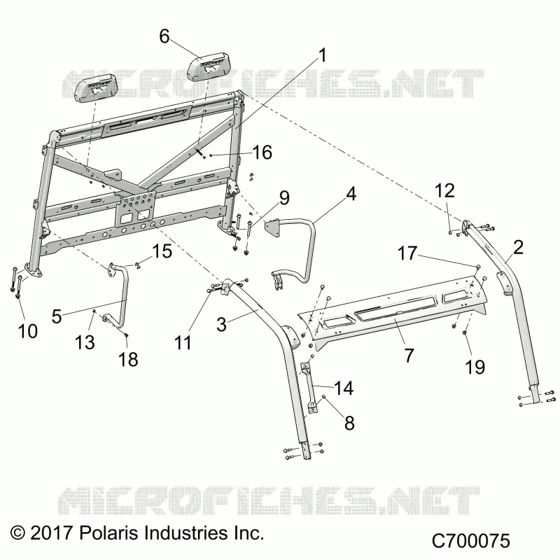 CHASSIS, CAB BASTIDOR