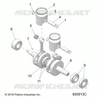 ENGINE, PISTON AND CIGUEÑAL