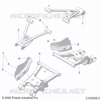 SUSPENSION TRASERA CONTROL ARMS