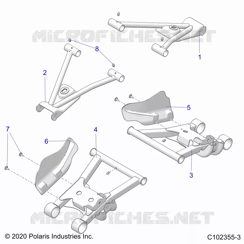 SUSPENSION TRASERA CONTROL ARMS