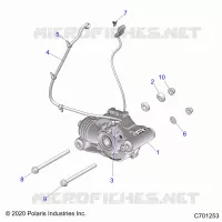 TREN, FRONT GEARCASE MOUNTING