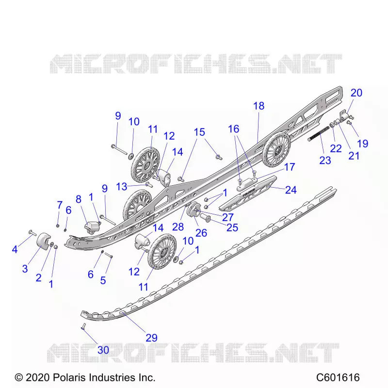 SUSPENSION, RAIL BEAM LH/RH