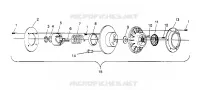 accionado de embrague ASSEMBLY  TRAIL 0952761, TRAIL DELUXE 0952262,   and EUROPEAN (4928862886C008)