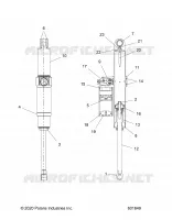 SUSPENSION, SHOCK TRASERO TRACK