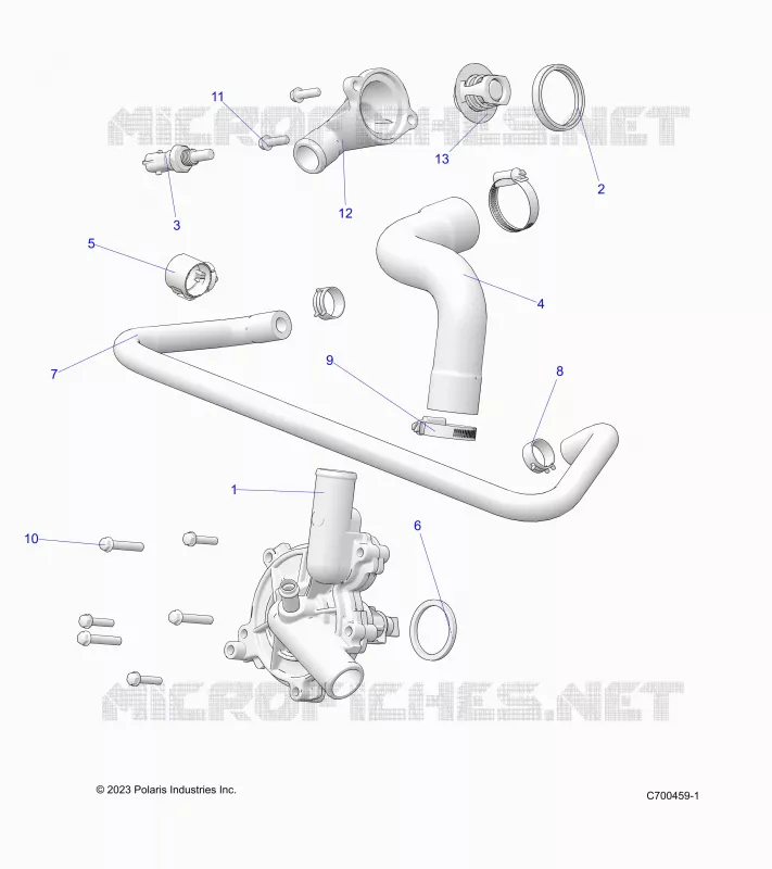 MOTOR, WATERPUMP AND BYPASS