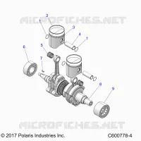 ENGINE, PISTON AND CIGUEÑAL