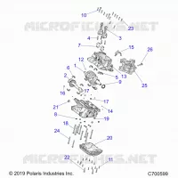 ENGINE, CRANKCASE AND CIGUEÑAL