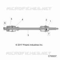 TREN, REAR HALF SHAFT
