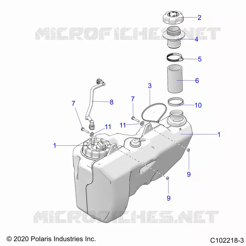 SISTEMA DE COMBUSTIBLE, FUEL TANK