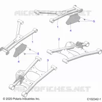 SUSPENSION TRASERA CONTROL ARMS