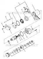 MOTOR DE ARRANQUE ASSEMBLY   UPDATED 5/90 (4917731773045A)