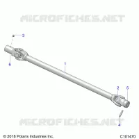 TREN, PROP SHAFT, FRONT