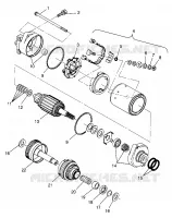 MOTOR DE ARRANQUE SL 780 B974088 and Intl. SL 780 I974088 (4940924092C007)