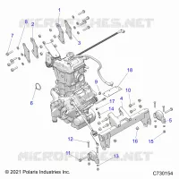 ENGINE, TRANSMISIÃ“N MOUNTING &amp; LONG BLOCK