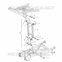 Parte trasera Barra estabilizadora ASSEMBLY 6x6 400L, SWEDISH S948740 and  NORWEGIAN N94 (4926812681037A)