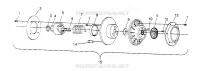accionado de embrague ASSEMBLY 500 CARB 0962764, 500 CARB SKS 0962564,  500 CARB SK (4931873187C007)