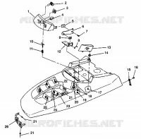 CAPUCHA/Conjunto de faro 500 EFI 0942774 and EFI SKS 0942574 (4924982498006A)